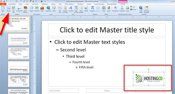 change title of powerpoint in backstage view in powerpoint for mac